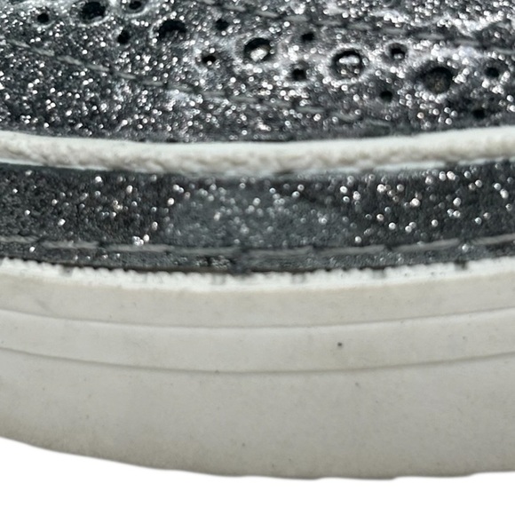 The Wishbone Collection Metallic Oxford Platform LaceUp Women SZ 6.5 Comfy Shoes - Picture 7 of 10